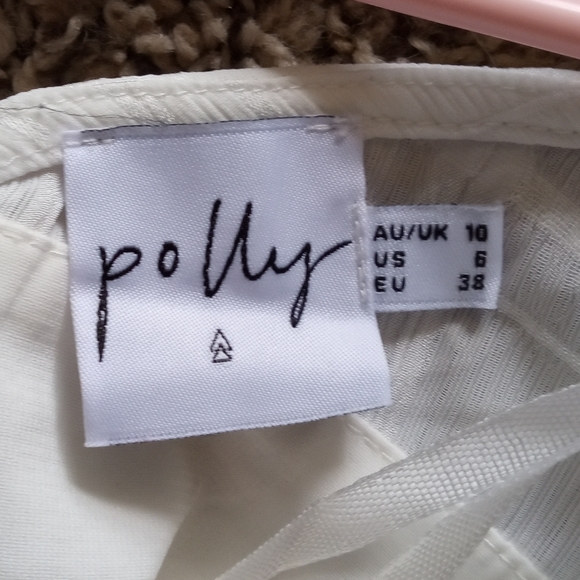 Princess Polly Women's Theodora Romper White Size Small - Picture 4 of 8